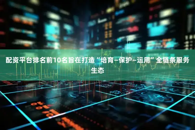 配资平台排名前10名旨在打造“培育—保护—运用”全链条服务生态